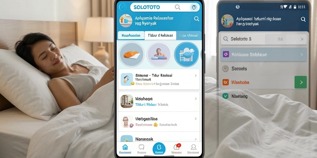 Antarmuka SOLOTOTO yang menenangkan untuk tidur yang lebih baik.